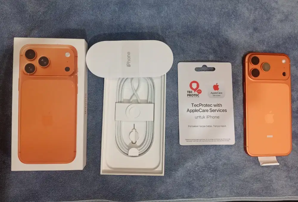 iphone 17 promax 256gb cosmic orange (ibox) baru pake 2 hari+asuransi