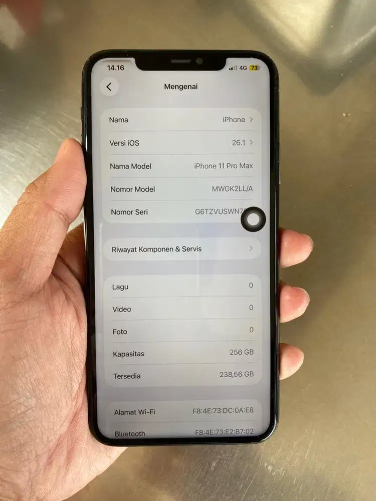 Jual cepat iphone 11 promax 256