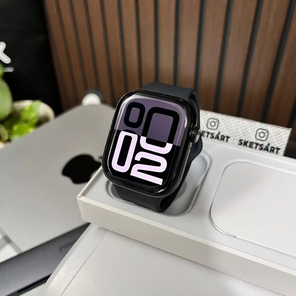 Apple Watch Series 10 46mm Jet Black iwatch Battery Health 97%