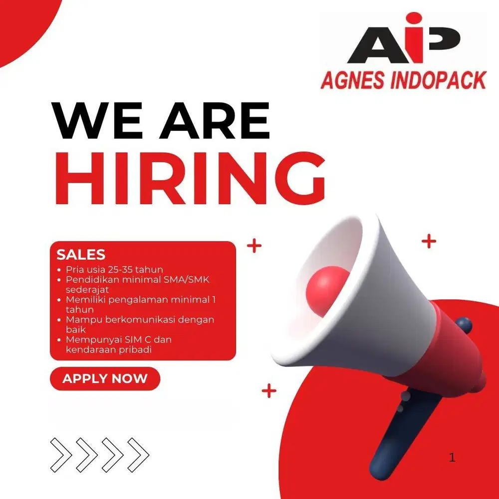 Dibutuhkan Sales Marketing Yang Minat Kerja