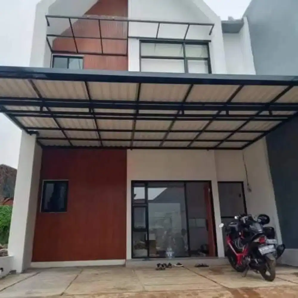 009 kanopi atap upvc alderon singgle layer