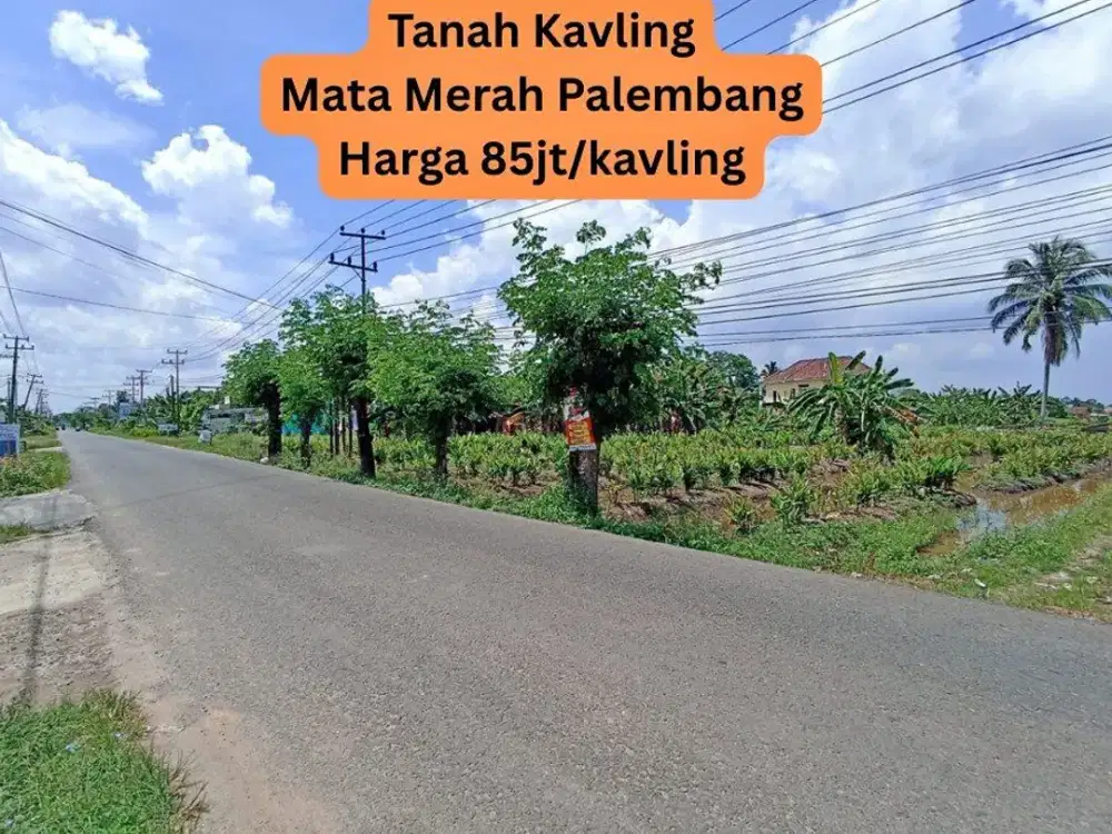 Dijual Tanah Palembang lokasi dekat SMAN 7 Palembang