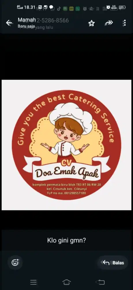 Jasa Catering Rumah, Kantor,Aqiqah, Hajatan dll