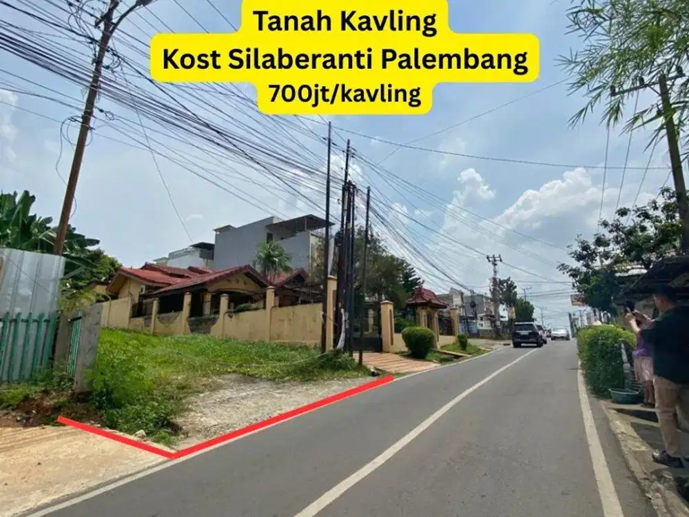 Dijual Tanah Palembang lokasi dekat simpang 4 sukawinatan