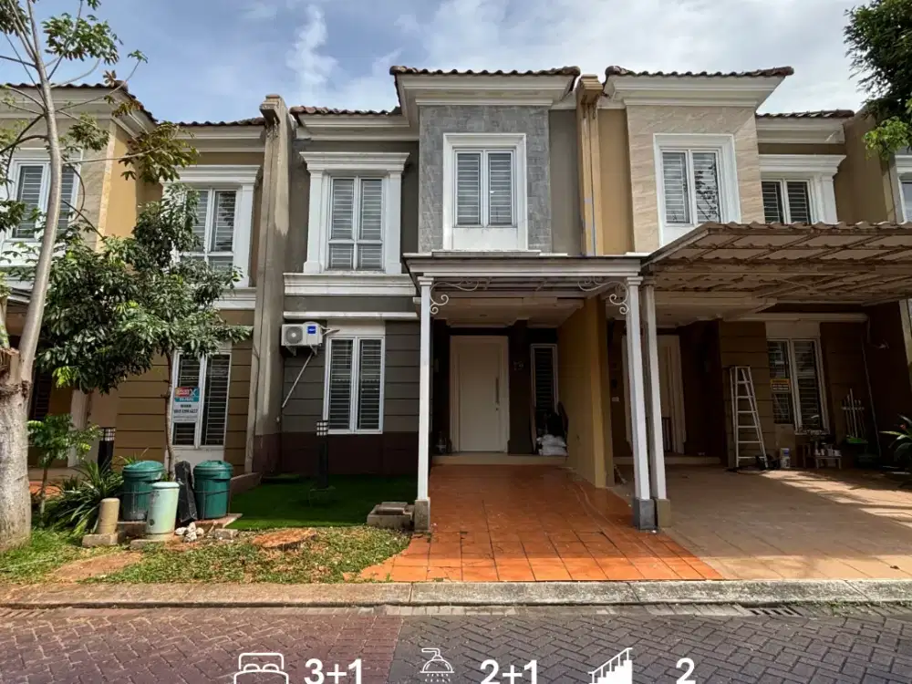 Rumah Full Furnished Turun Harga di Gading Serpong