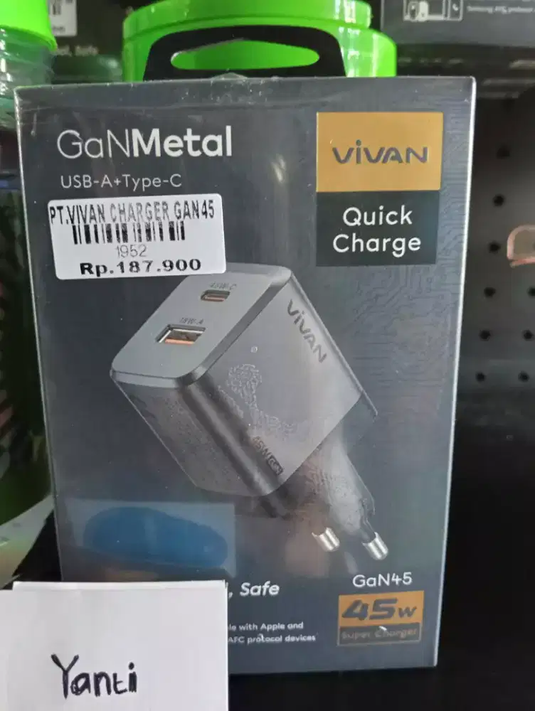 VIVAN CHARGER GAN45 | ATLANTIS DAHSYAT
