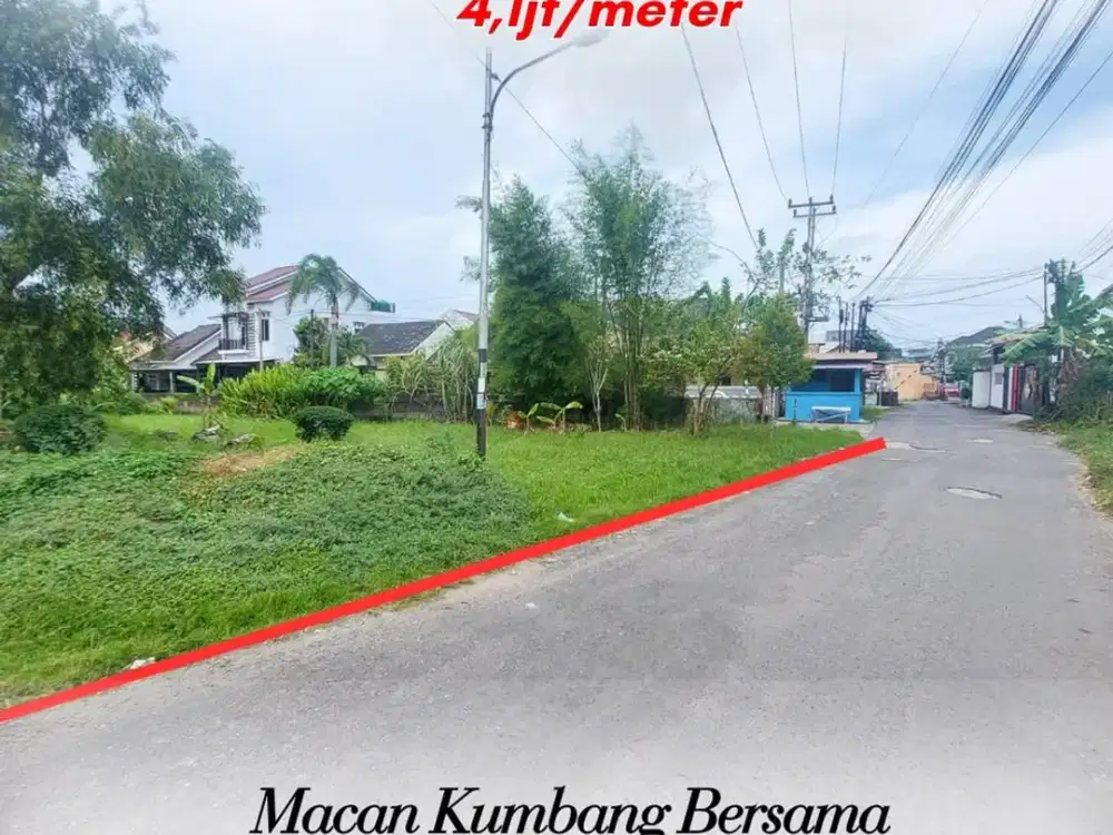 Dijual Tanah Palembang lokasi dekat Griya Agung Demang