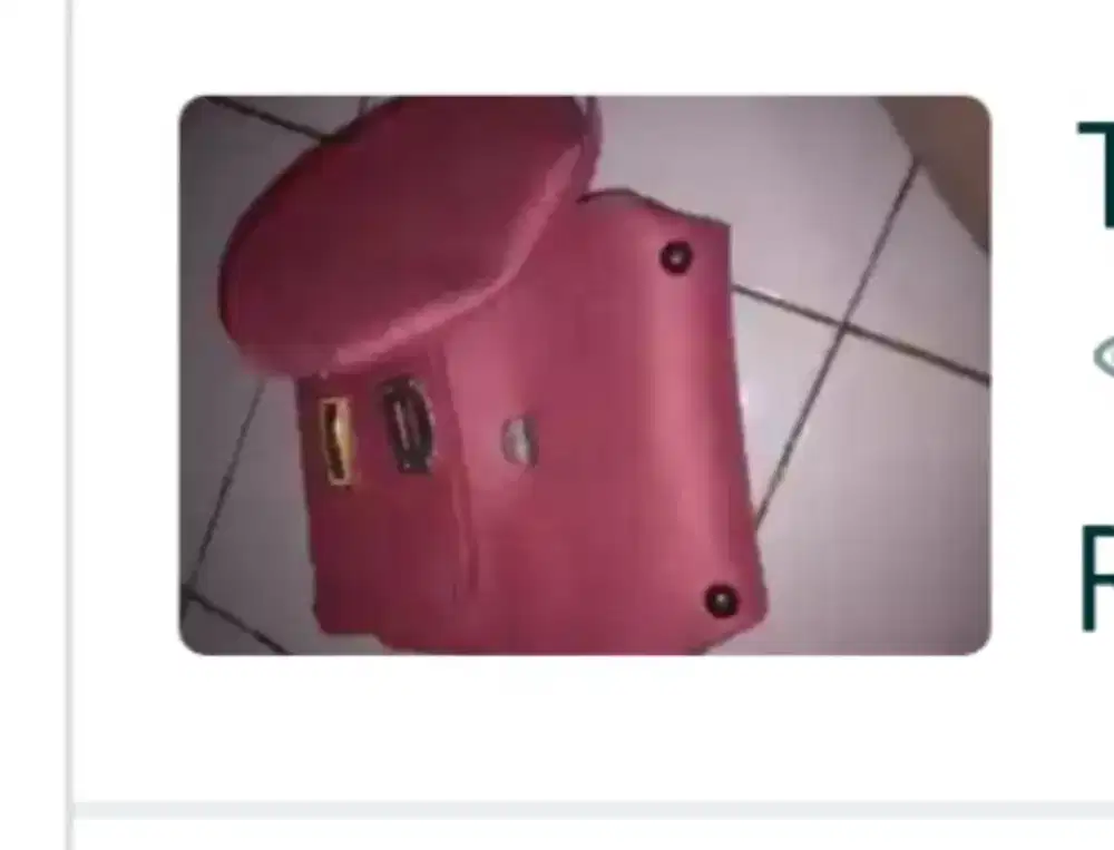 Tas selempang wanita warna pink