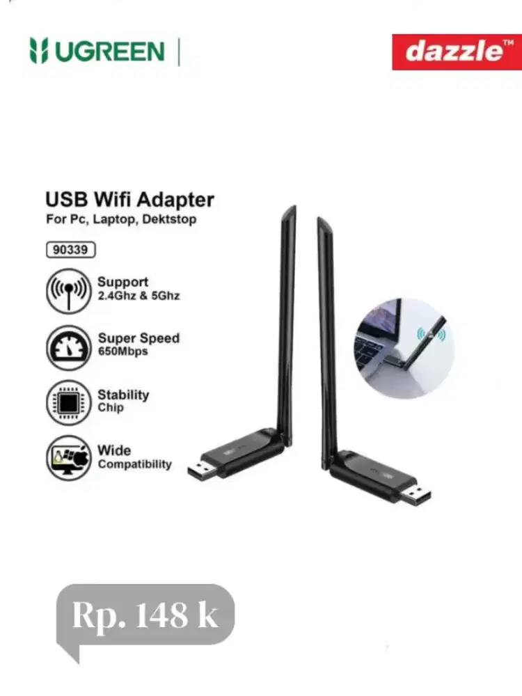 Ugreen USB-A wifi adapter