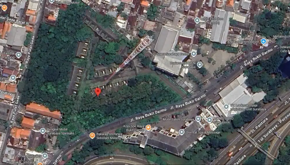 Dijual Tanah Dekat Pintu Tol Pradah Bukit Darmo Surabaya Barat