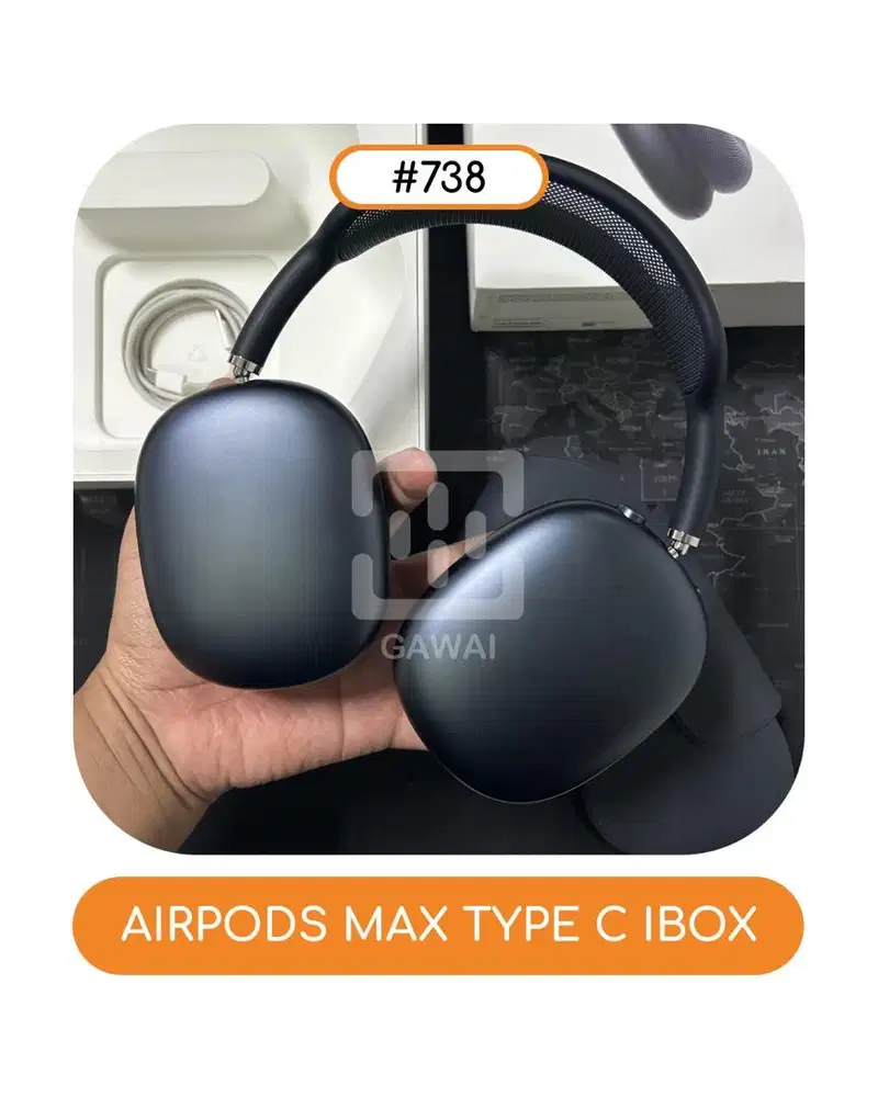 #738 Airpods Max Type C Black - Ibox Garansi 04 September 2026
