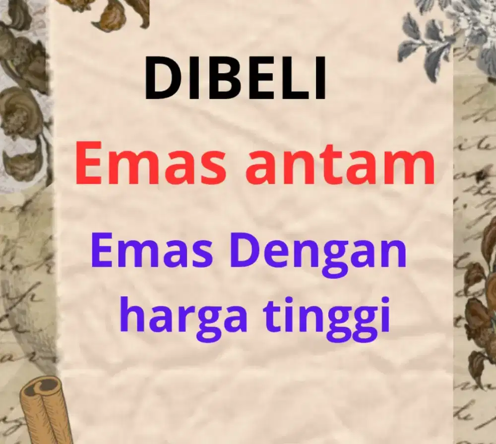 Kami terima beli emas Antam dengan buyback tinggi