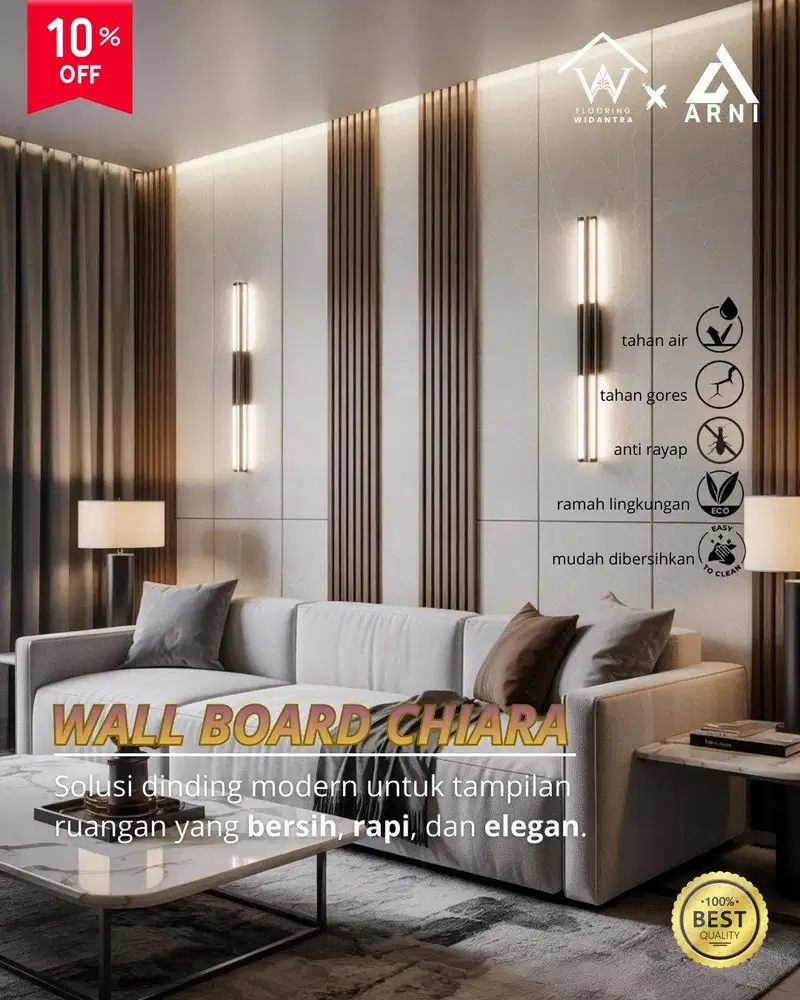 Wallboard Chiara Series Lebar 60cm | house | loby | meeting room |cafe