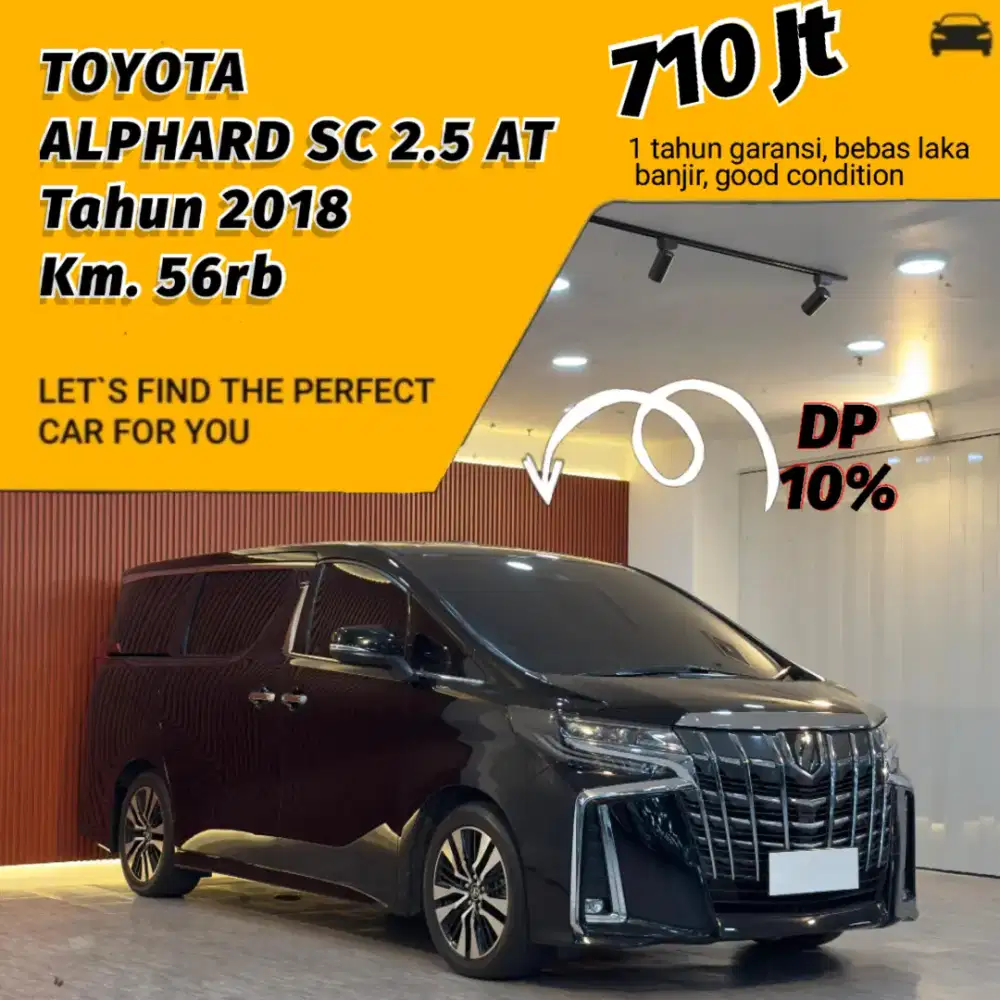 Toyota Alphard SC Premium Sound 2.5 AT Tahun 2018