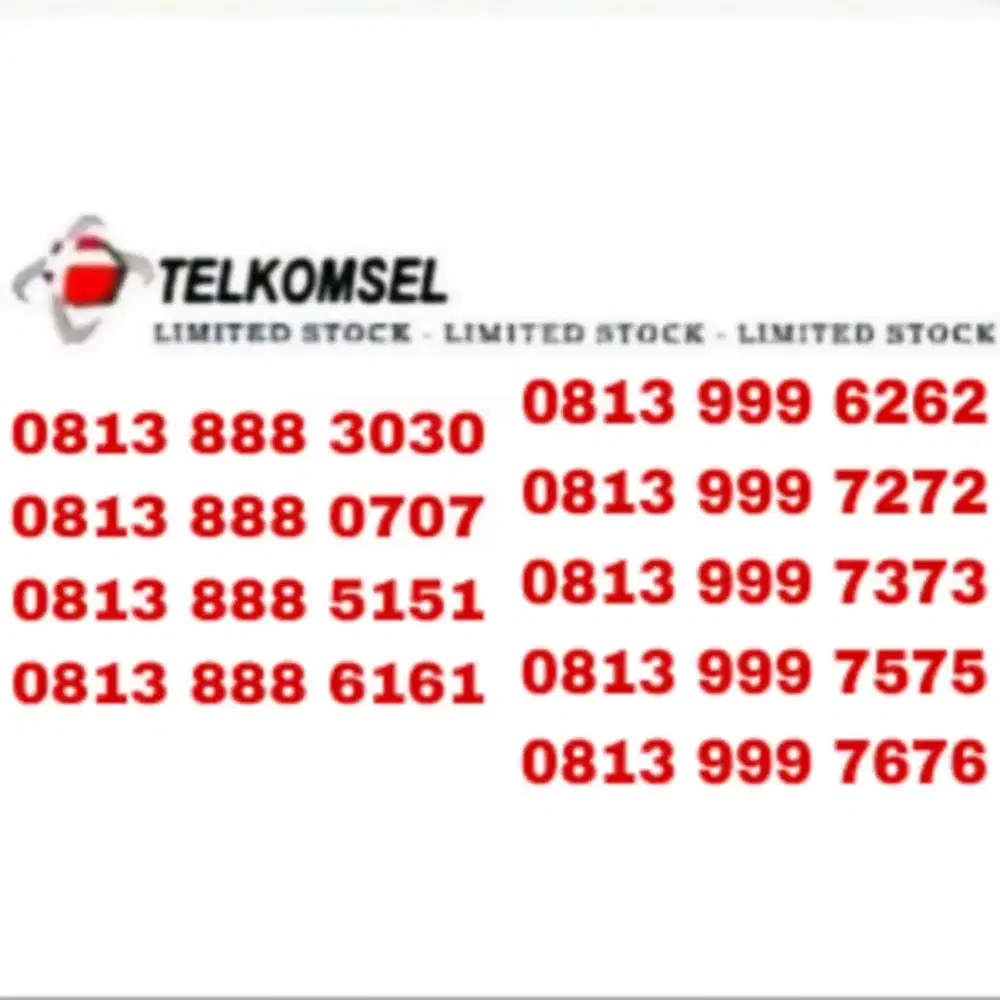 Nomor Cantik Simpati 11 digit Telkomsel