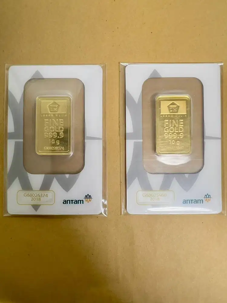 Jual Antam 10 gram 2 keping