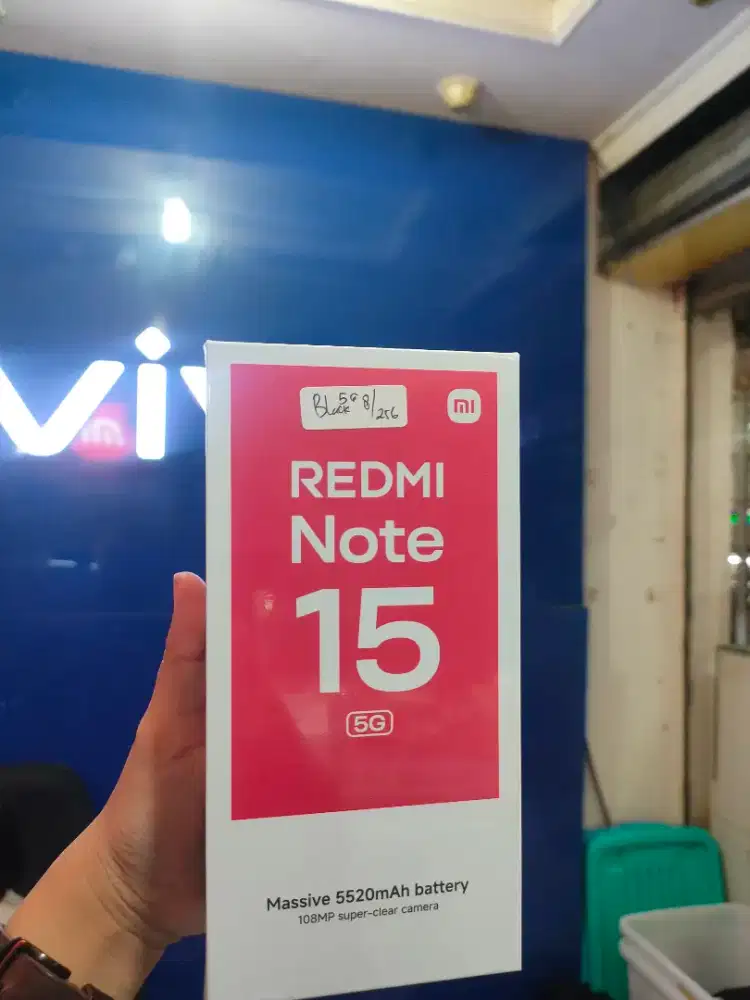 Xiaomi Note 15 5G 8/256 baru