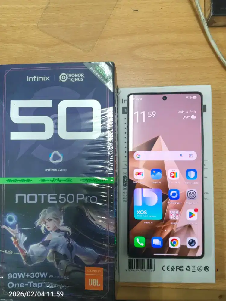 Infinix note 50 pro 8+8/256