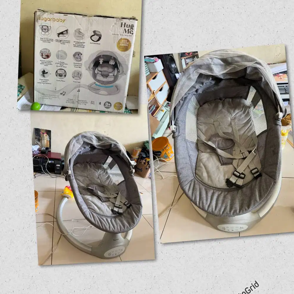 Bouncer Elektrik Ayunan bayi Elektrik second Lengkap Normal,masih bagu