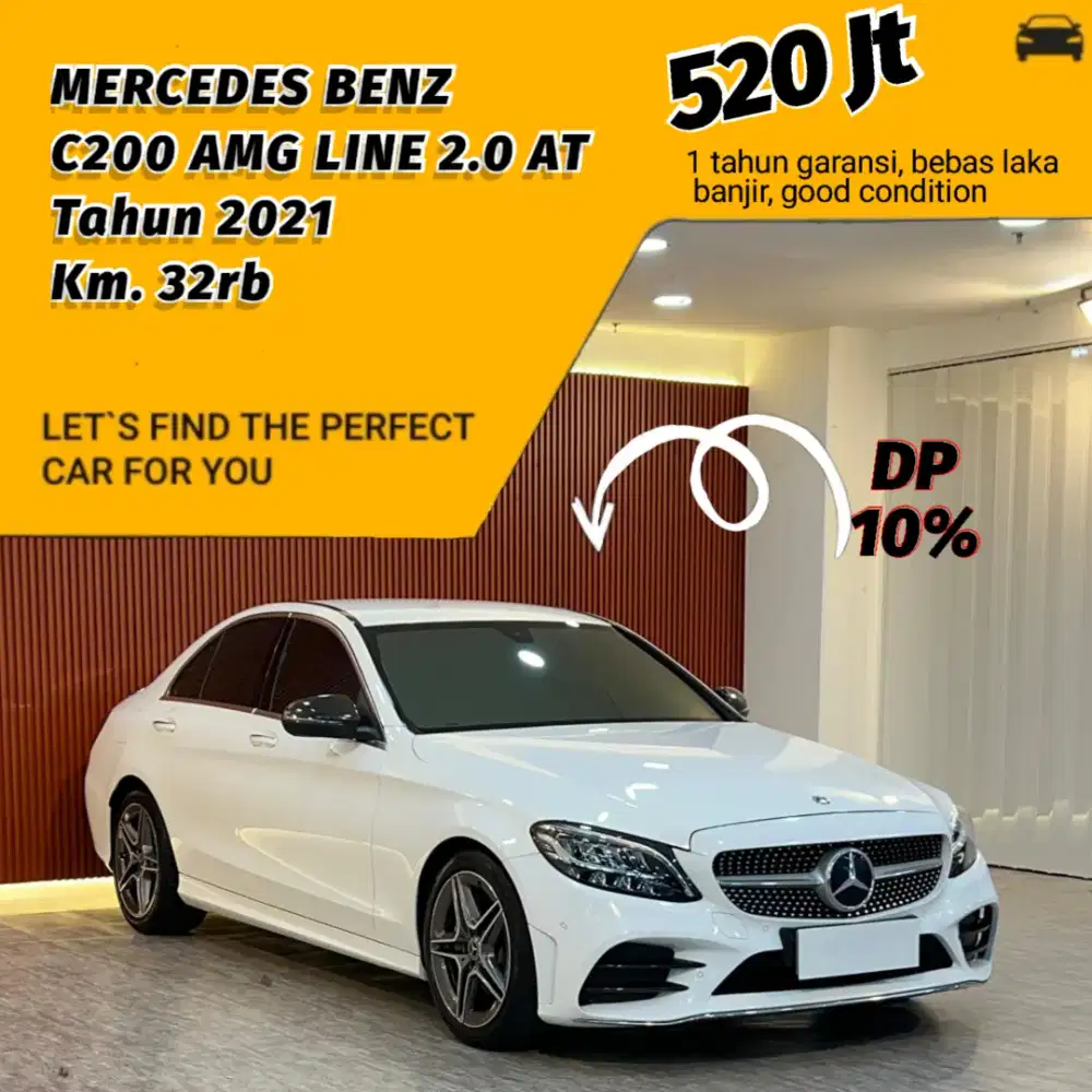 Mercedes Benz C200 AMG Line 2.0 AT Tahun 2021