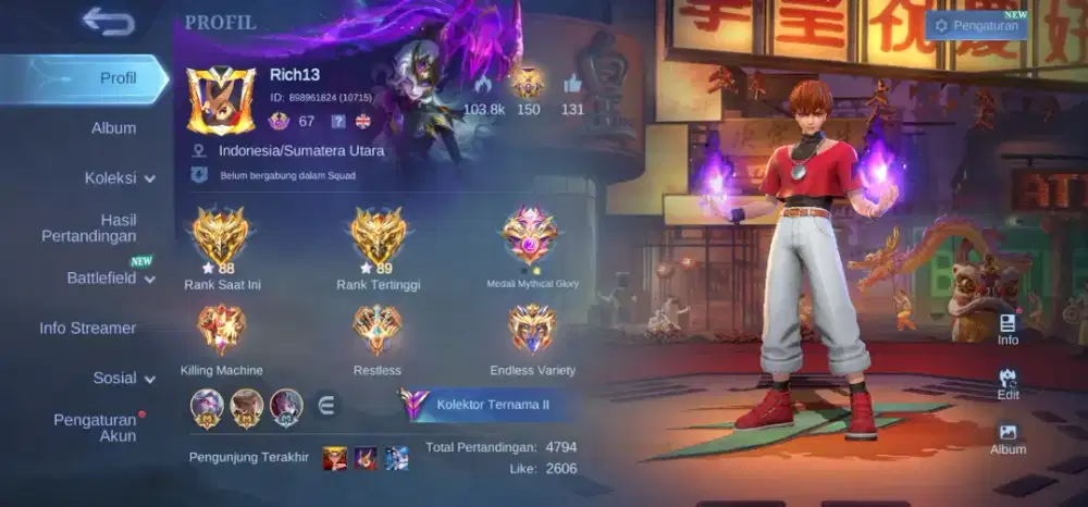 Jual akun mobile legend ml harga nego cod only