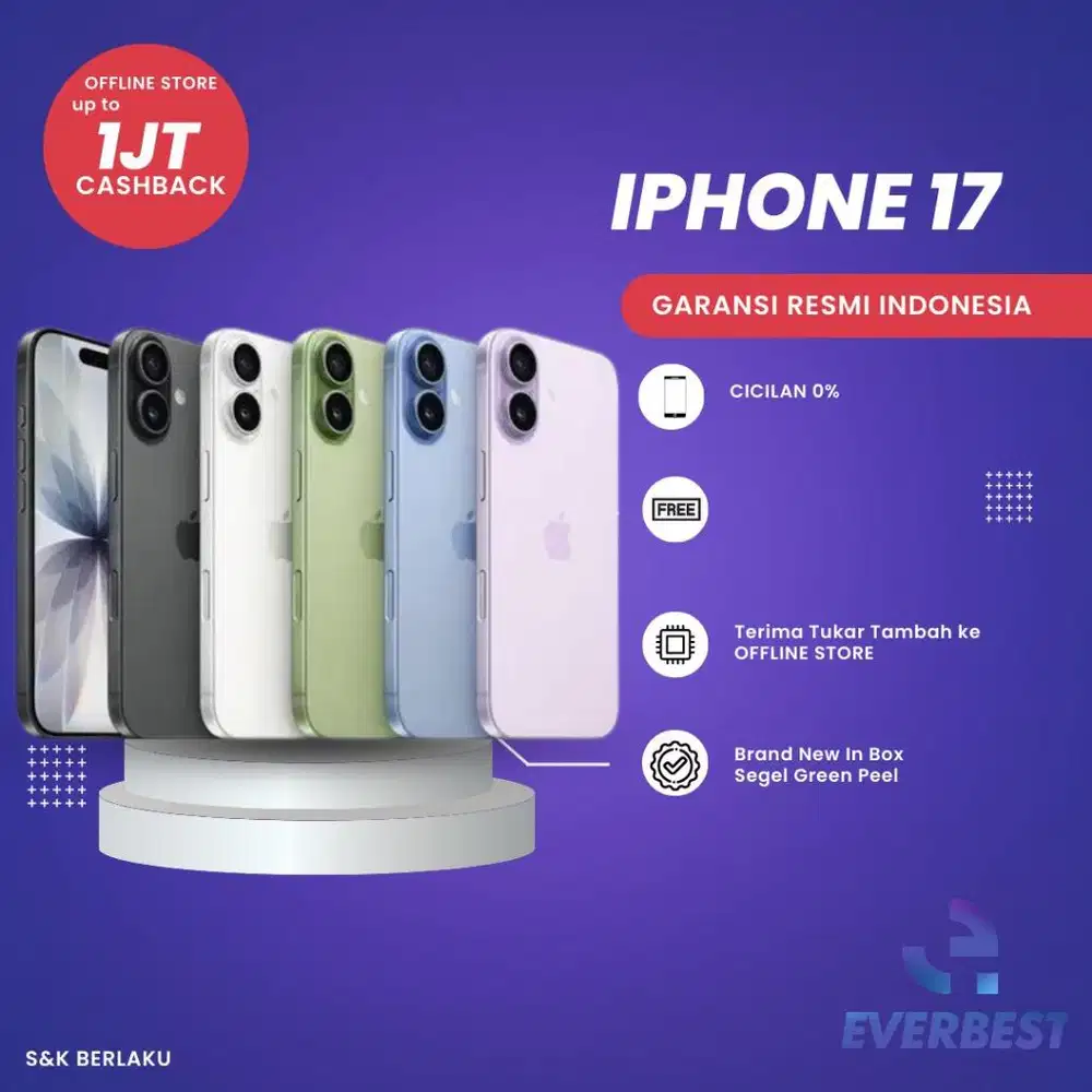 IPHONE 17 GARANSI RESMI (IBOX)