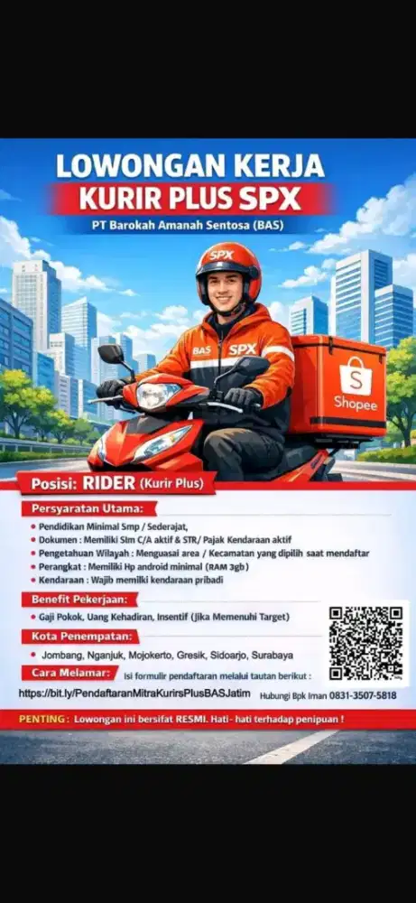 Mitra kurir spx jawatimur