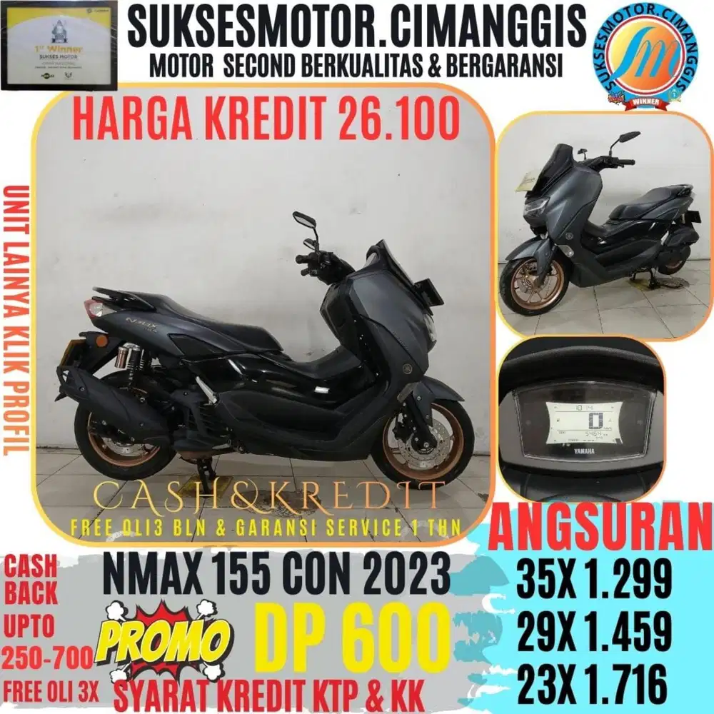 DP 600 NMAX 155 CON CASHBACK UPTO700RBU FREEOLI3X BERGARANSI, SERVICE