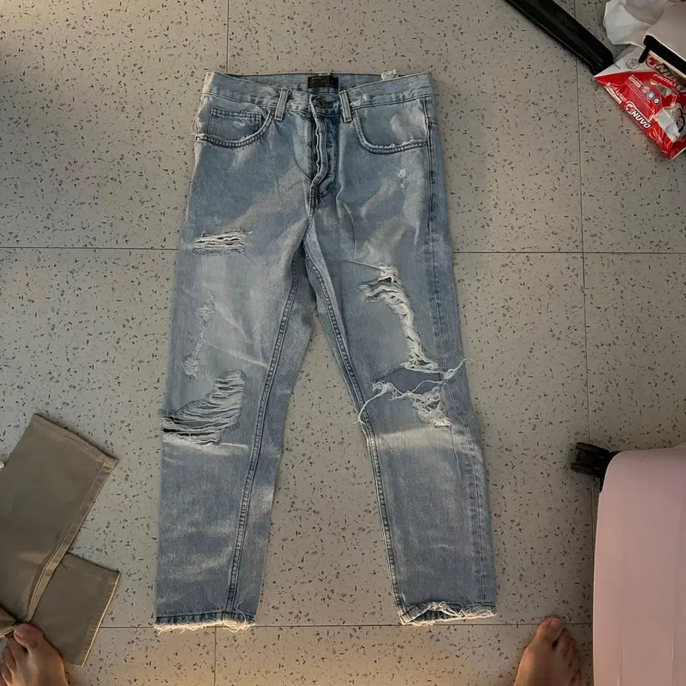 Ripped Jeans Zara 100% Original