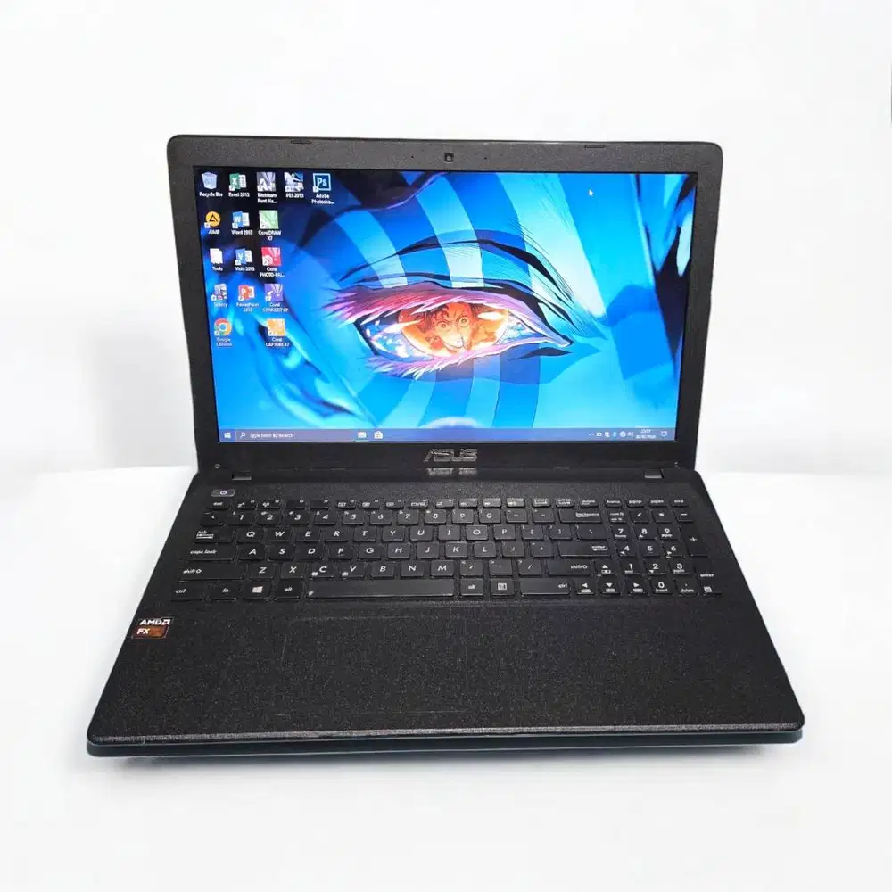Laptop Asus X550Z FX-7500 4 core, windows 10 pro siap pakai