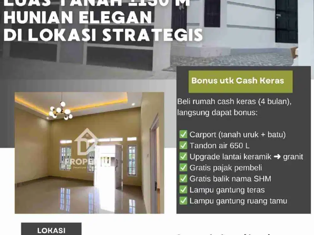 HUNIAN ELEGAN DI LOKASI STRATEGIS KOTA BANJARBARU