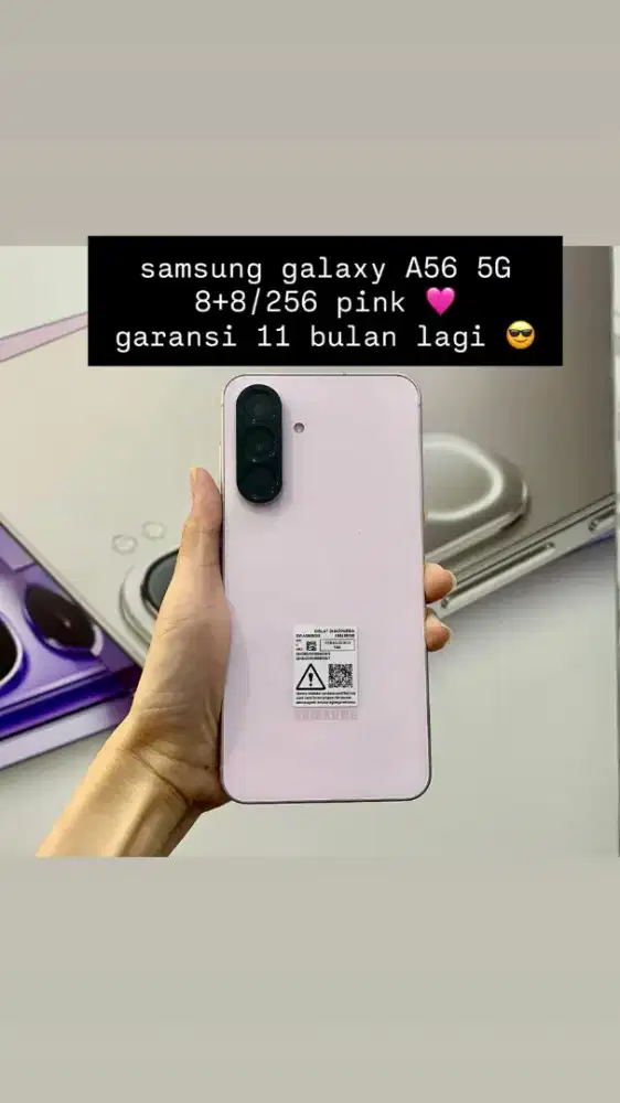 Samsung galaxy A56 5G 8+8/256 pink
