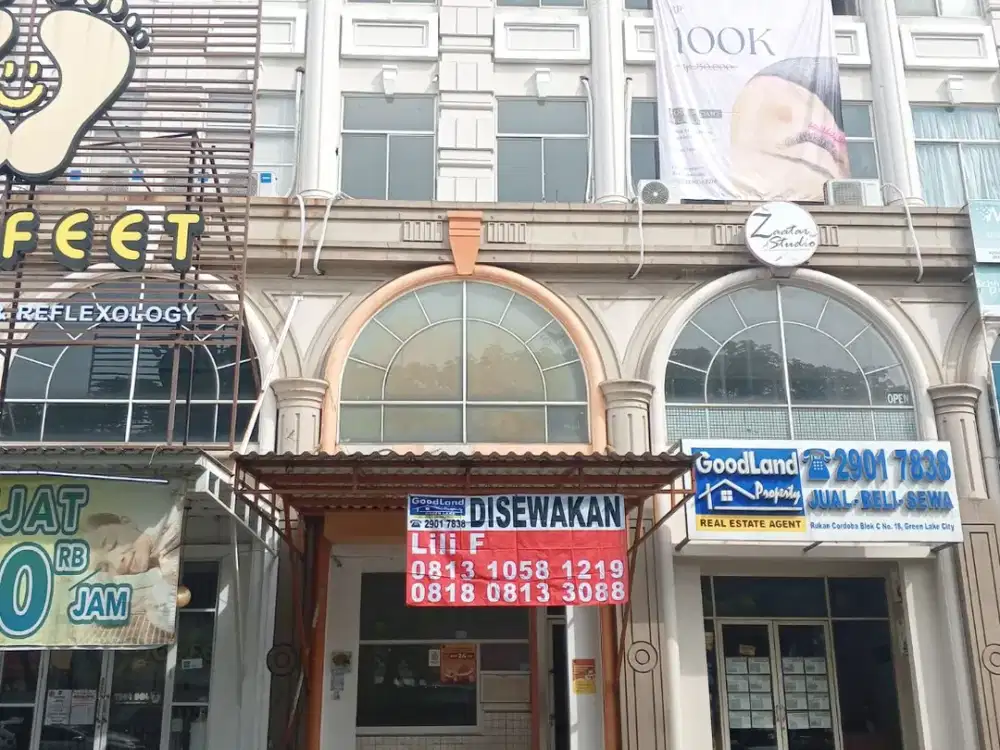 Disewakan Ruko Cordoba Green Lake City hadap depanl ex restaurants