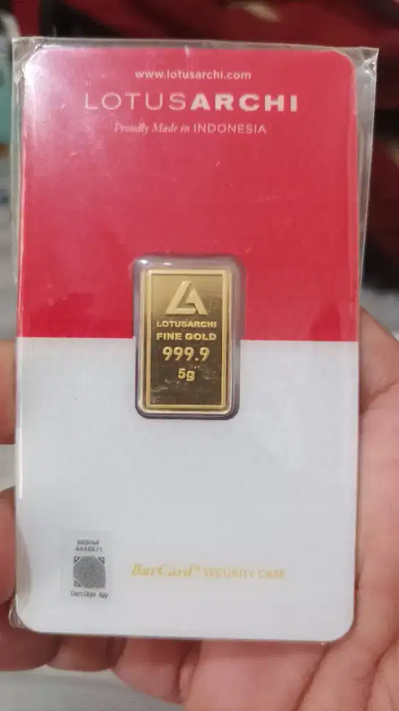 Emas lotus archi 5 gram