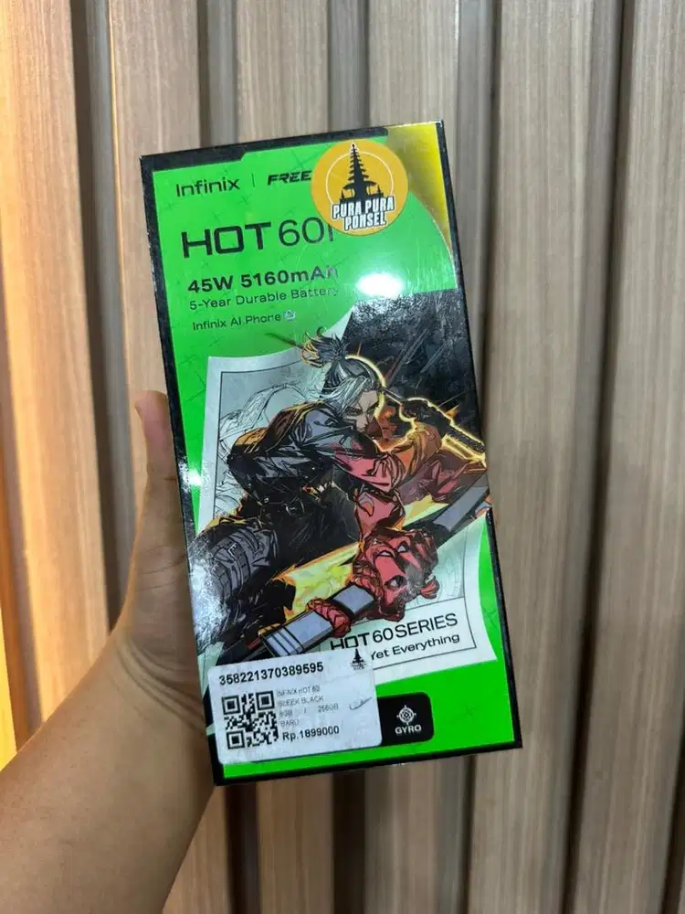 Infinix Hot 60I 8/256GB Sleek Black