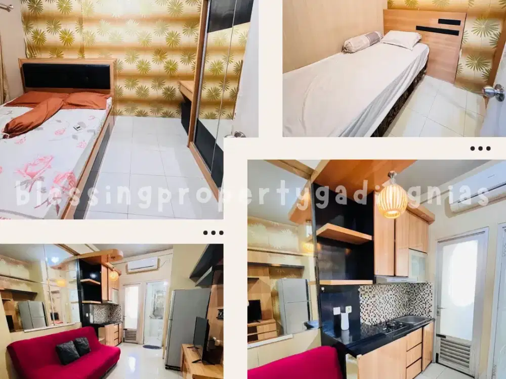SEWA MURAH 2 BR FULL FURNISHED LANTAI RENDAH