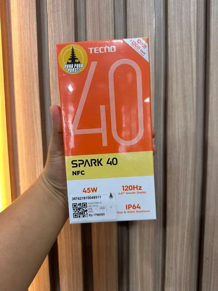 Tecno Spark 40 6/128GB Ink Black