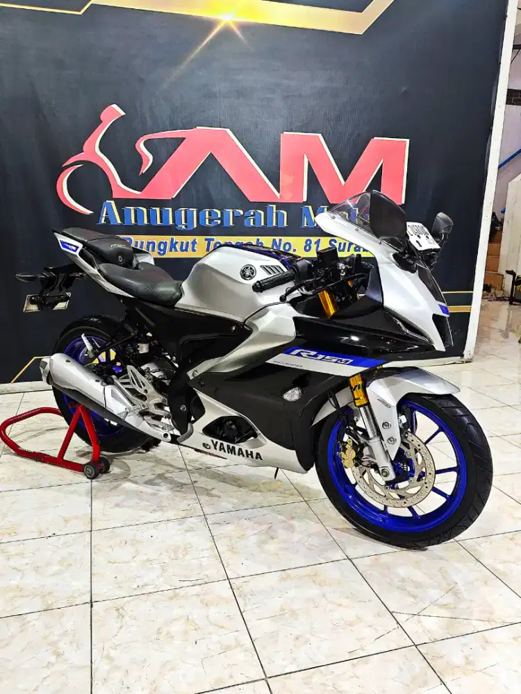 Yamaha R15V4 M type tertinggi limit abs Qs mewa.Anugerah motor rungkut