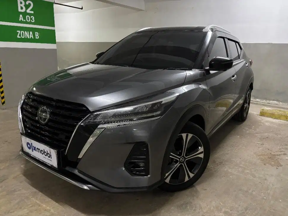 DP MURAH Nissan Kicks 1.2 Bensin-AT 2021 Abu-Abu CSSUB