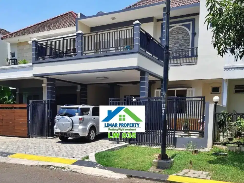 Rumah Boulevard 2,5 Lantai Siap Huni di Legenda Wisata Cibubur