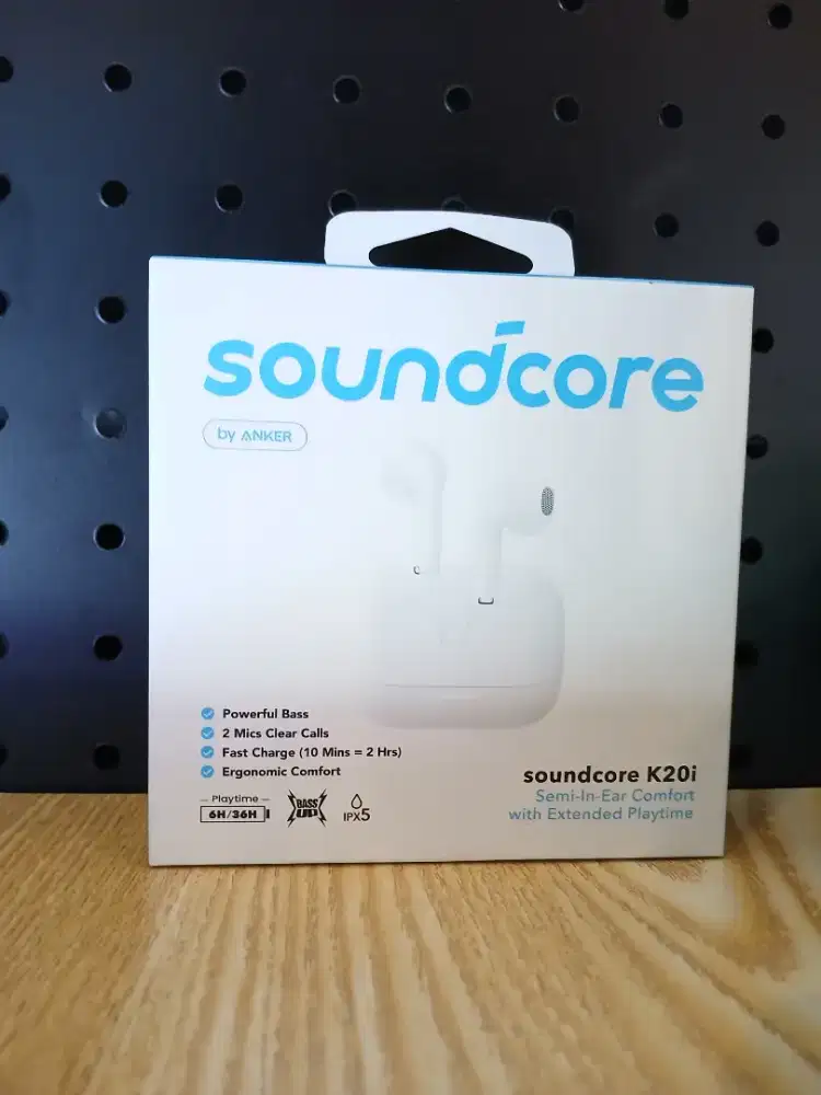 Soundcore K20i Original – Suara Jernih, Bass Mantap | Stok Terbatas