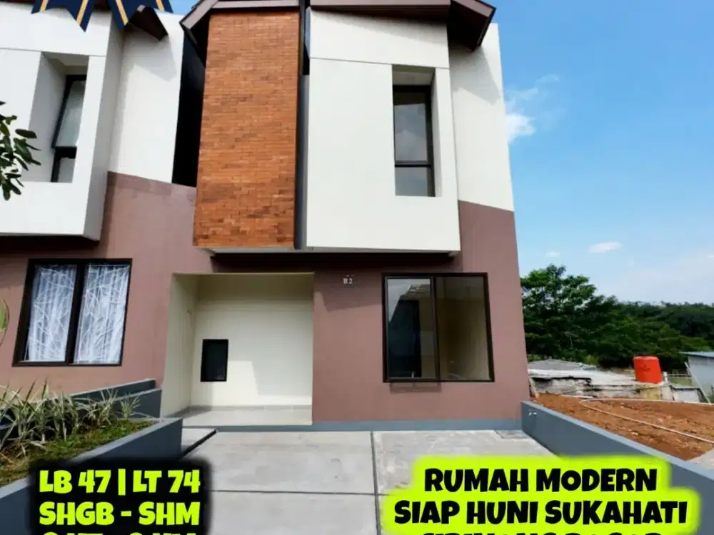 Jual Rumah Modern Murah Siap Huni Dekat Sekolah Sunnah INIS