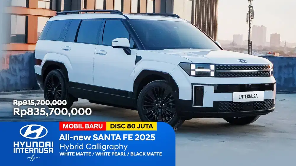 [Mobil Baru] HYUNDAI ALL NEW SANTA FE CALLIGRAPHY HYBRID