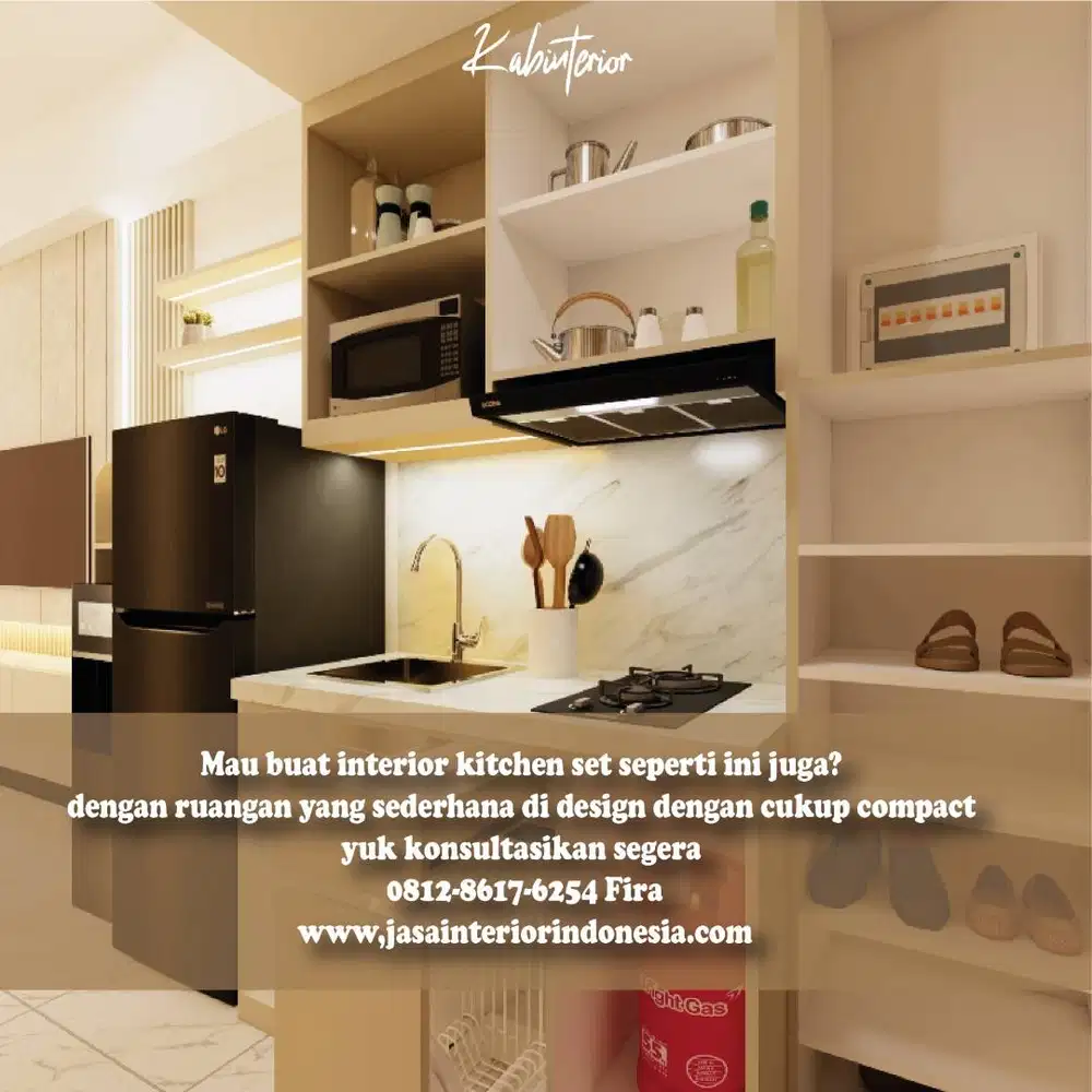 Interior Pembuatan Kitchenset Custom design Interior finishing HPL