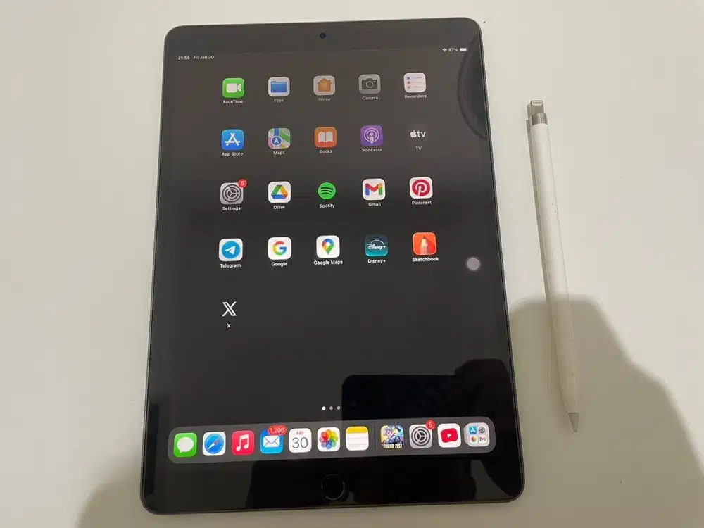 ipad air 3 256 gb wiffy only include apple pencil gen 1 ori