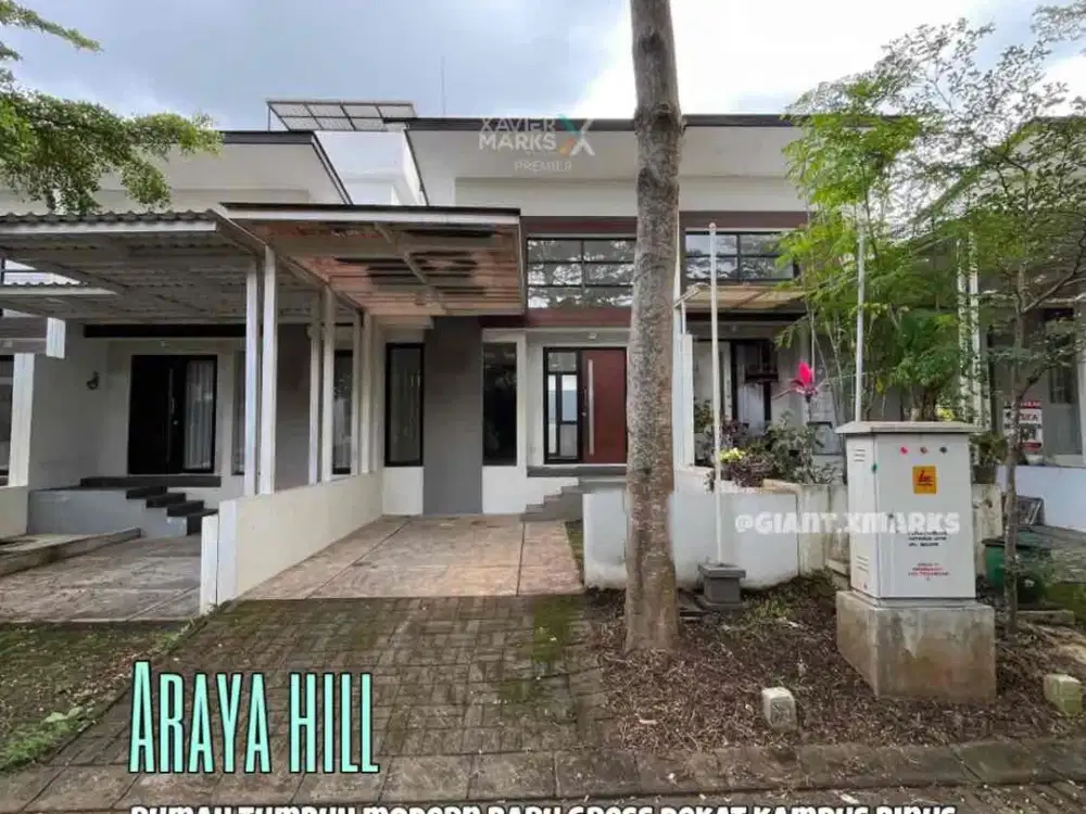 Termurah Rumah Baru Modern dekat Binus Araya Malang