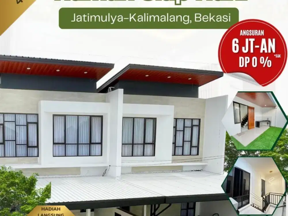 Dijual Rumah Ready 2 Lantai Jatimulya Tambun Bekasi, Harga Nego Sampai Deal