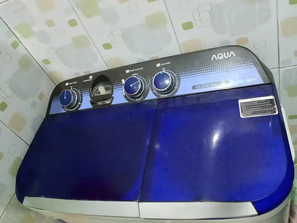 Jual aja mesin cuci dua pintu pengering pisah
