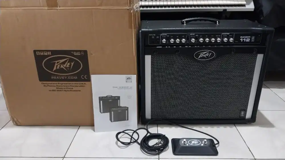 Ampli gitar peavey bandit 112 like new