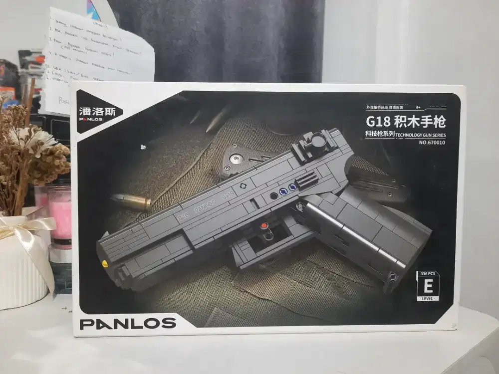 Mainan Lego Panlos Bricks Technology Gun Series masih Gress